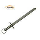 Shepherds Steel Knife Sharpener, With Ring & Bar - Barsteel - Quality UK Made!