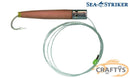 Sea Striker Rigged 6" Natural Cedar JET HEAD J850R , GENUINE ‘Original’ Trolling