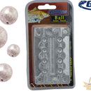 BALL SMALL Combo Sinker Lead Mould – Makes 4 Sizes ¼, ½, ¾” & 1 oz