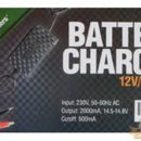 12 Volt – 2000mA CONDITIONING Battery Charger (Perfect Decoy - Spotlight Battery Charger)