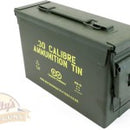 .30 or .50 Cal Lockable Ammunition Tin - 100% NEW Product