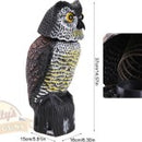Full Body Owl Decoy - 370mm With Bobble Head