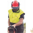 Hi-Vis Oilskin Vest - By Outback Trading Co., - WaterProof