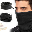 Black Thermal Fleece Neketai  / Scruff Tube Scarf - Neck Gaiter