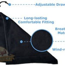 Black Thermal Fleece Neketai  / Scruff Tube Scarf - Neck Gaiter