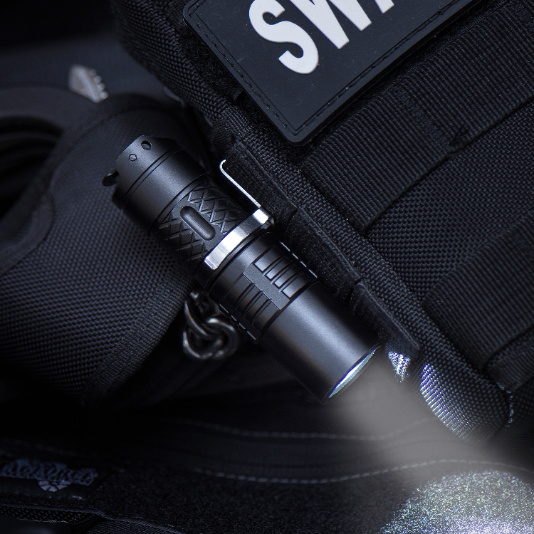 Compact Dual-Switch Tactical Flashlight XT1C