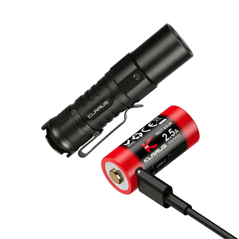 Compact Dual-Switch Tactical Flashlight XT1C