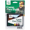 Camo Face Paint 4 Colour Case With Mirror