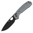Honey Badger D2 Steel Cross-Bolt DRop point Knife Grey