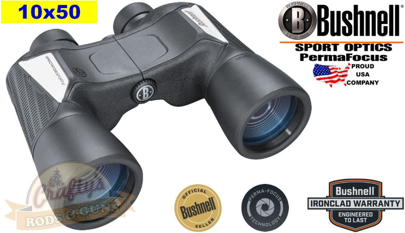 Bushnell Spectator Sport Permafocus (Focus Free) Binoculars - 10x50