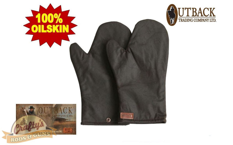 Oilskin Unisex Wool Lined Mittens - 1 Size Fits All