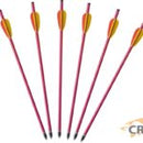 16" Crossbow Bolts - Aluminium Shaft, Steel Point By Man Kung of Taiwan