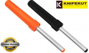 KnifeKut 4" Diamond Switch Steel Sharpener Fluoro Orange or Black