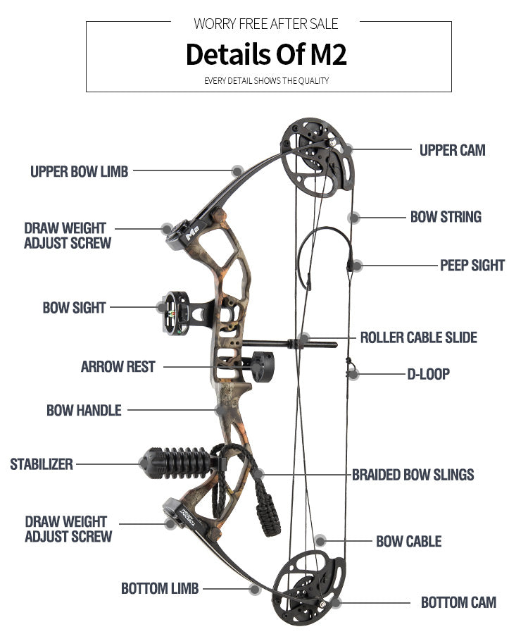 Toipont M2 40lb youth compound bow