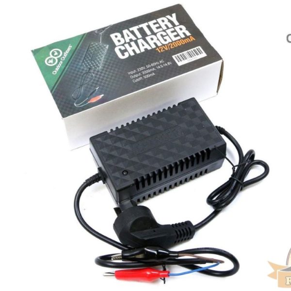 12 Volt – 2000mA CONDITIONING Battery Charger (Perfect Decoy - Spotlight Battery Charger)