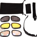 Polarised Anti-Dust Shooting, Motorcycle, Sporting 4 Interchangeable Lens Sunglasses Kit