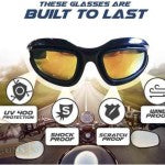 Polarised Anti-Dust Shooting, Motorcycle, Sporting 4 Interchangeable Lens Sunglasses Kit
