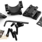 Universal Weaver Style Rail Barrel Mount For Torch, Laser - Accessories