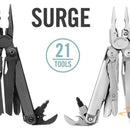 Leatherman® Surge® BLACK or STAINLESS Multi – Tool, 21 Tools in 1 - Made in USA