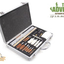Aluminium Brief Cased 28 Piece Universal GUN CLEANING Kit