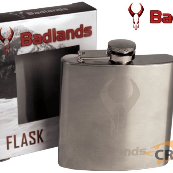 Badlands 4oz (118ml) Stainless Steel Flask