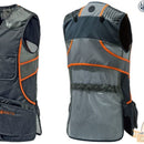 Beretta Sporting Vest Black and Orange - Sizes Small to 3XL