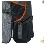 Beretta Sporting Vest Black and Orange - Sizes Small to 3XL