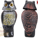 Full Body Owl Decoy - 370mm With Bobble Head
