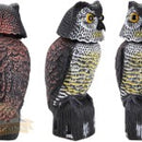 Full Body Owl Decoy - 370mm With Bobble Head