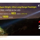 Klarus XT12GT HUNTING KIT - 1600 Lumen Torch, 3 x Filters, Gun Mount, Pressure Switch