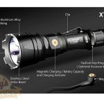 Klarus XT12GT HUNTING KIT - 1600 Lumen Torch, 3 x Filters, Gun Mount, Pressure Switch
