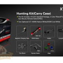 Klarus XT12GT HUNTING KIT - 1600 Lumen Torch, 3 x Filters, Gun Mount, Pressure Switch