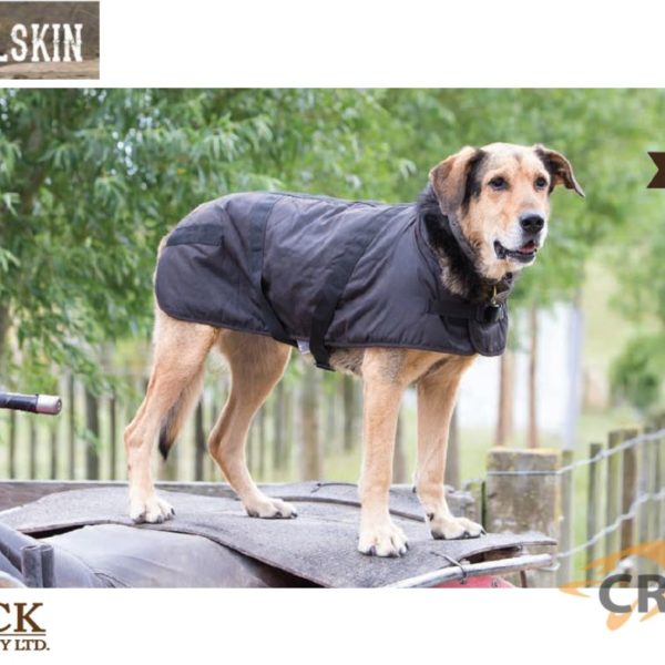 OilSkin Dog Vest 'Clancy' Dog Coat By OutBack Trading Co, 7 Sizes