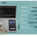 Precision Digital Scales 500g x 0.1g Reloading Powder Grain Jewellery Carat Black With 6 Weighing Modes
