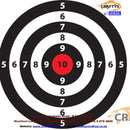 SMALL Target 200mm x 200mm Square 200gsm card Pack of 10