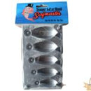 SNAPPER 4, 6, 8, 10 & 12 oz  (Reef / Bomb) Sinker Lead Mould - Makes 5 Sinkers