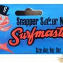 SNAPPER 4, 6, 8, 10 & 12 oz  (Reef / Bomb) Sinker Lead Mould - Makes 5 Sinkers
