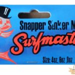 SNAPPER 4, 6, 8, 10 & 12 oz  (Reef / Bomb) Sinker Lead Mould - Makes 5 Sinkers