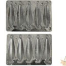 SNAPPER 4oz  (Reef / Bomb) Sinker Lead Mould - Makes 5 x 4 Ounce Sinkers