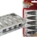 SNAPPER 4oz  (Reef / Bomb) Sinker Lead Mould - Makes 5 x 4 Ounce Sinkers
