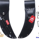 Skinning Knife, Curved With Flap - Leather, With Steel Holder - Made in NZ By Taurus