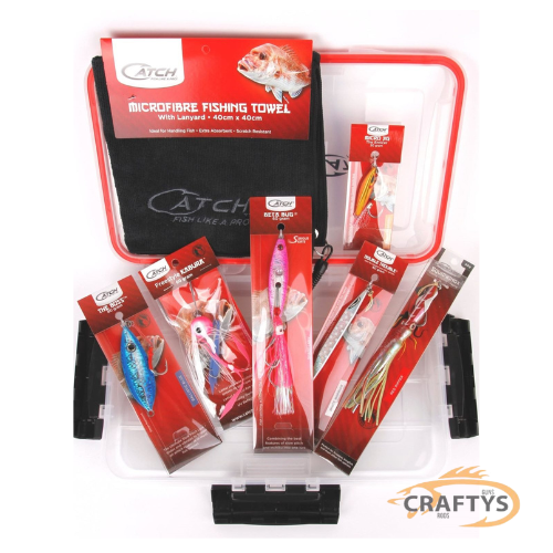 Catch Fishing Lure Value Pack With Tackle Box