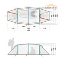 Rokua (3 person) Tatonka Tent