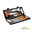 Buffalo River 9 Piece Slaughter Knife Set in Hard Carry / Storage Carry Case