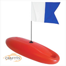 ROB ALLEN 12L RIGID FLOAT, FLAG & WEIGHT