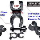 Torch Mounting Clamp Suit LED Lenser