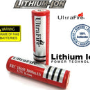 Ultrafire 1 x 18650 Rechargeable Lithium Battery 3000mAh
